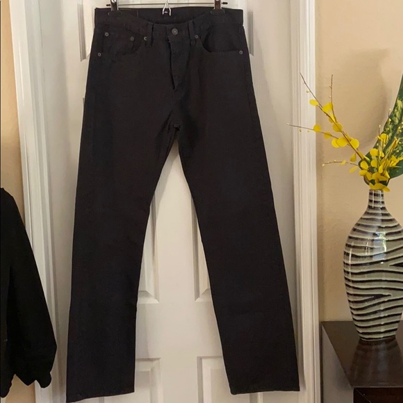 MENS LEVIS 505 REGULAR STRAIGHT FIT JEANS - Picture 3 of 6